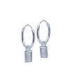 Silver Hoop Earring HO-2566